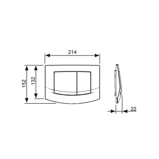 Модуль с панелью смыва комплект (К447226/9400405)