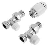 Комплект терморегулирующего оборудования для радиат. прямой 3/4