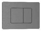 Клавиша смыва 246*165мм, нерж.сталь ВОРОНЕНАЯ СТАЛЬ INOX-C, IBERICA BLANCA