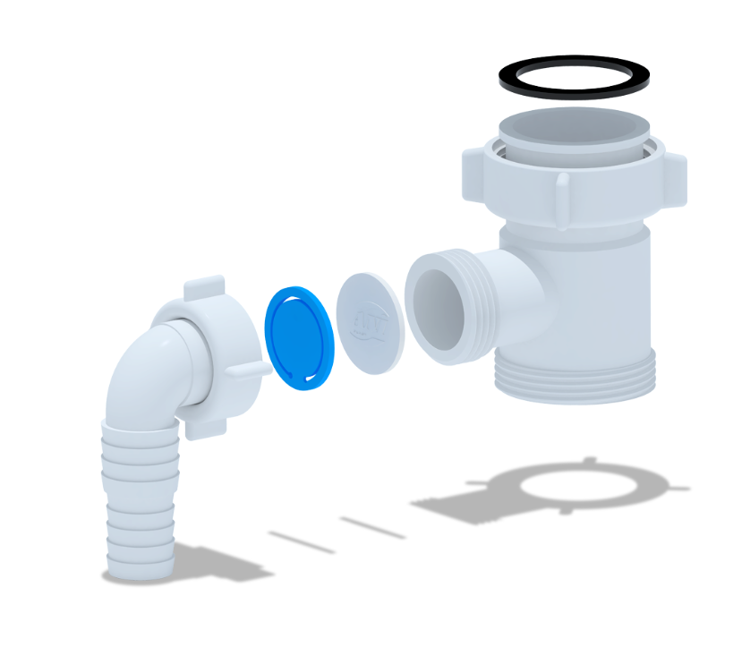 Отвод стиральной машины 1 1/2