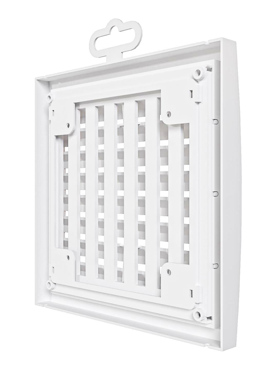 Решетка вентиляционная РРП разъемная регулируемая 150х150 пластик ERA,1515РРП