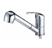 Смеситель для кухни (мойки) G.LAUF KEN4-A031 SOLONE (D40:на шпильке,выдвиж.лейка,)