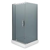 ALEX BAITLER Душевое ограждение без поддона AB244-90 90*90*200 (квадрат, тонированное стекло 8мм)