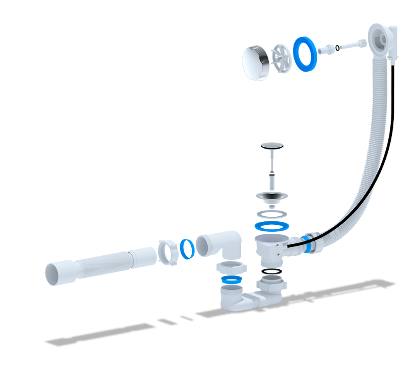 Обвязка на ванну 11/2*40 полуавтомат ЕМ701 (15) Ани пласт