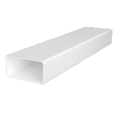 612ВП1,5, Воздуховод прямоугольный ПВХ 60х120, L=1,5м ERA