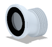 Манжета эксцентр. для унитаза жесткая W0220 (48) Ани пласт