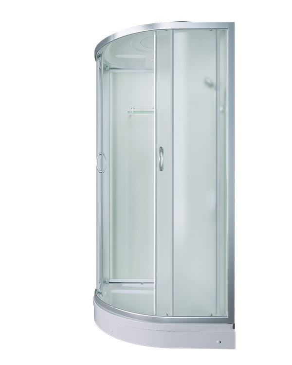 ERLIT Душевая кабина ER3508P-C3-RUS 80*80*215 (без г/м, низ.поддон, мат.стекло)