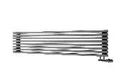 VELAR Радиатор стальной трубчатый Q60 2000 H -4 секц.  Л50 RAL 7036 мат