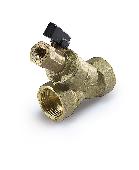 Фильтр косой с мини краном для промывки 1/2