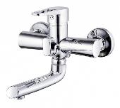 Смеситель для ванны с душем G-lauf NUD3-A045 (D35 с литым пов.изливом 150мм)