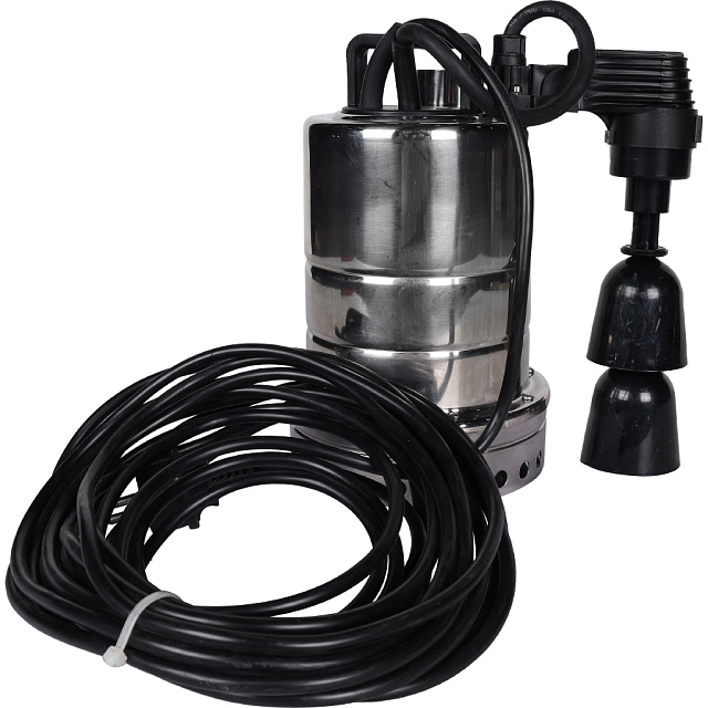 Насос дренажный STOUT  с верт.поплавком, кабель 10 м, Q-150 л/мин, H-8 м (SPD-0003-200250)