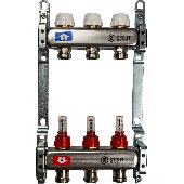 Коллекторная группа с расходомерами 3 вых. STOUT (SMS 0917 000003)