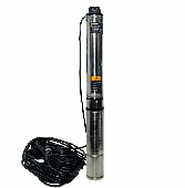 Насос скважинный GIDROX 3QJDm3/15 new (550Вт, 45л/мин, напор макс-64м) кабель 32м