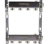 Коллектор из нержавеющей стали для радиаторной разводки 4 вых. ROMMER RMS-4401-000004