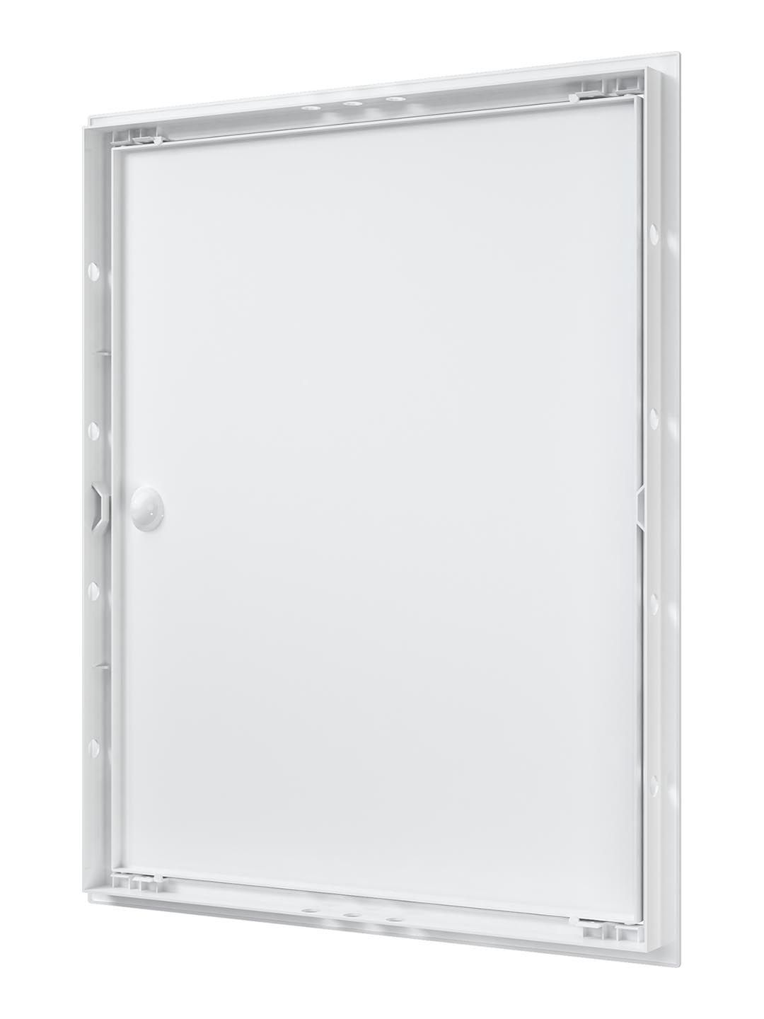 Люк ревизионный ЛР фланец 396х496  ручка 418х518 пластик EVECS,Л4050Р