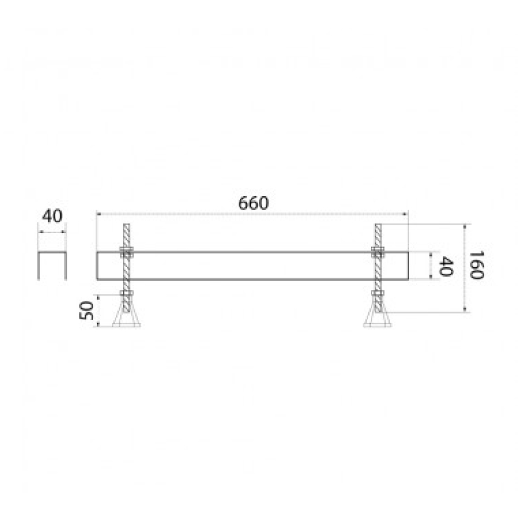ТРИТОН Каркас стандарный (установочный комплект для ванн шириной 70-75 см)