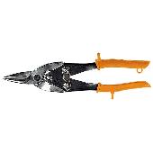 Ножницы по металлу 250мм, пряморежущие обрезиненные рукоятки SPARTA