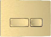 Клавиша смыва 246*165мм, ABS пластик ЗОЛОТО МАТОВОЕ ESTI-R, Iberica Blanca