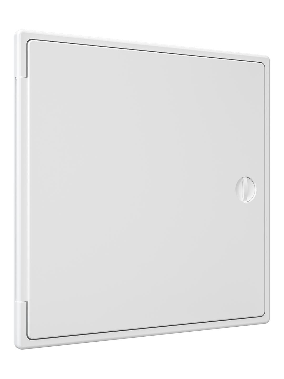 Люк ревизионный ЛТП накладной ручка-задвижка 300х300 пластик EVECS ЛТ3030П