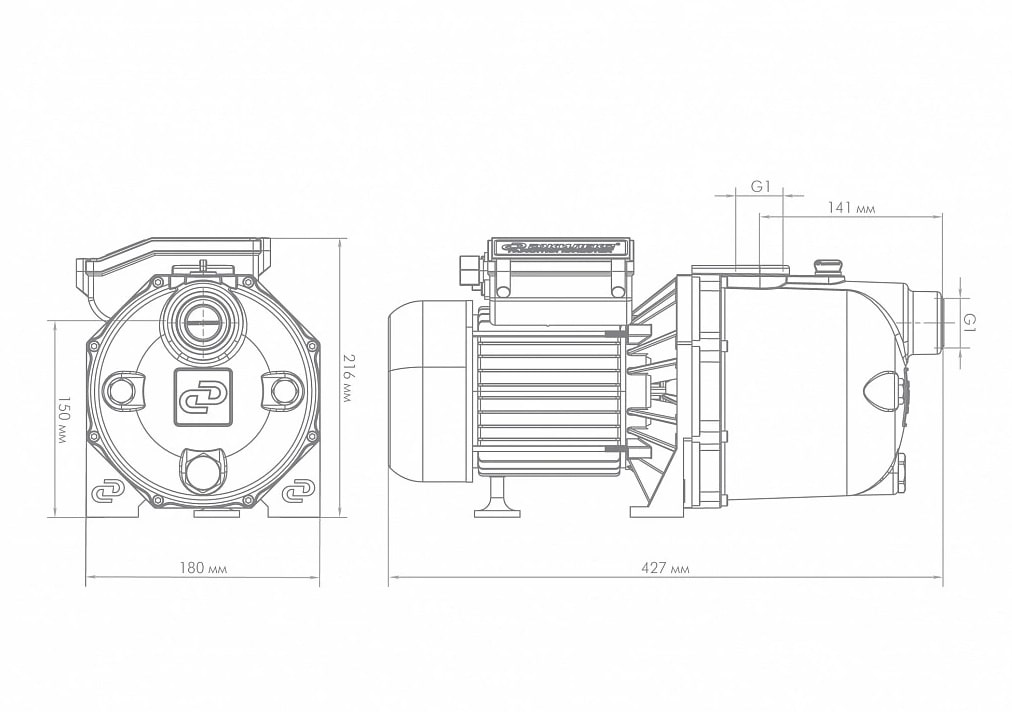 Насос центроб. ДЖИЛЕКС ДЖАМБО 70/50 Ч 3700