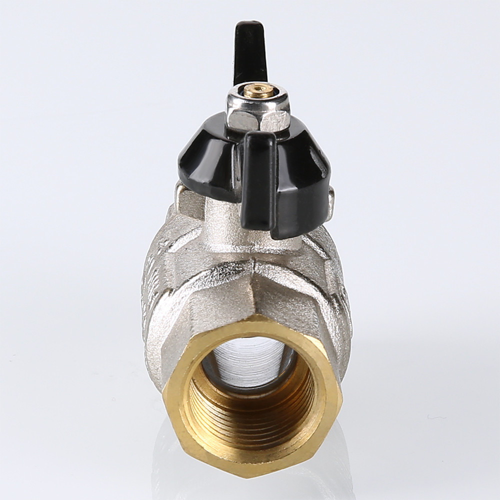 VT 317 Кран шар. усиленный PERFECT, бабочка  1/2