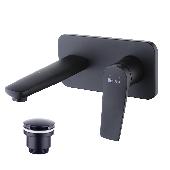 Смес. д/умывальника встраиваемый LEMARK BRONX (LM3726BL)