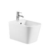 TOLEDO BIDE Биде подвесное белое с отверстием под смеситель, IBERICA BLANCA