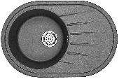 Мойка кухонная кварц ST-7601 ЧЕРНАЯ Standart, GRANULA