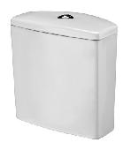 Бачок Алькор (16,5см) с крышкой, без арматуры, SANTEK