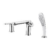 A6519 Смеситель на борт ванны ACCOONA латунь хром (8)