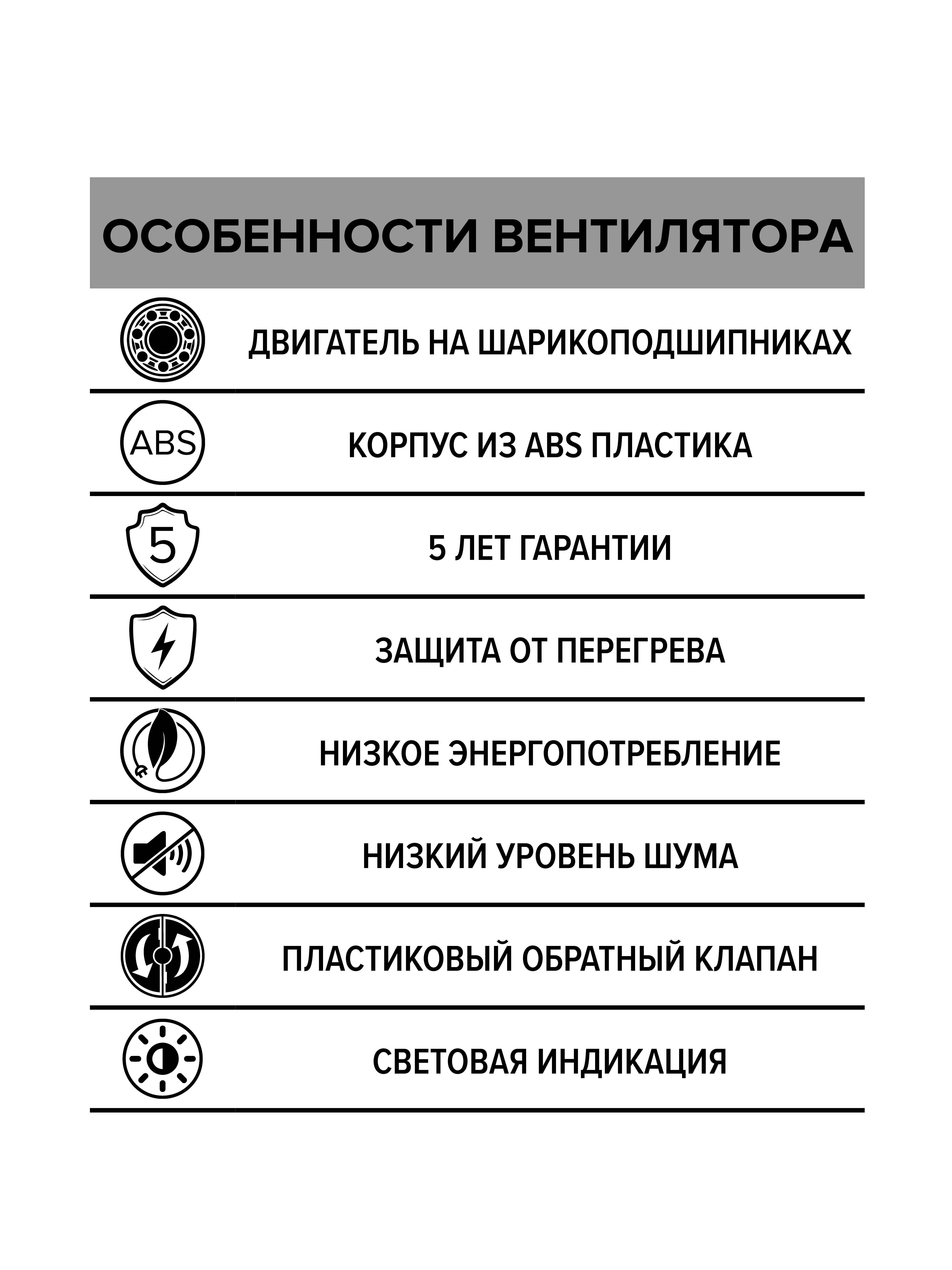 Вентилятор накладной D100 DICITI обр.клапан AURA 4C