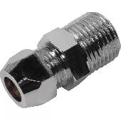 Концевик для присоединения жесткой трубки прямой  1/2