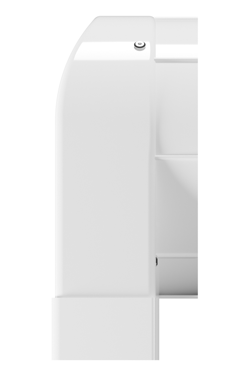 Решетка вентиляционная теневая SH 60х204 сетка разъемная на магнитах D160 ERA