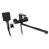 5770 GFmark Смеситель ванна длинный нос шаровый с дивертором на корпусе под состаренную МЕДЬ