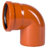 Отвод ПВХ рыжий OSTENDORF 315х87