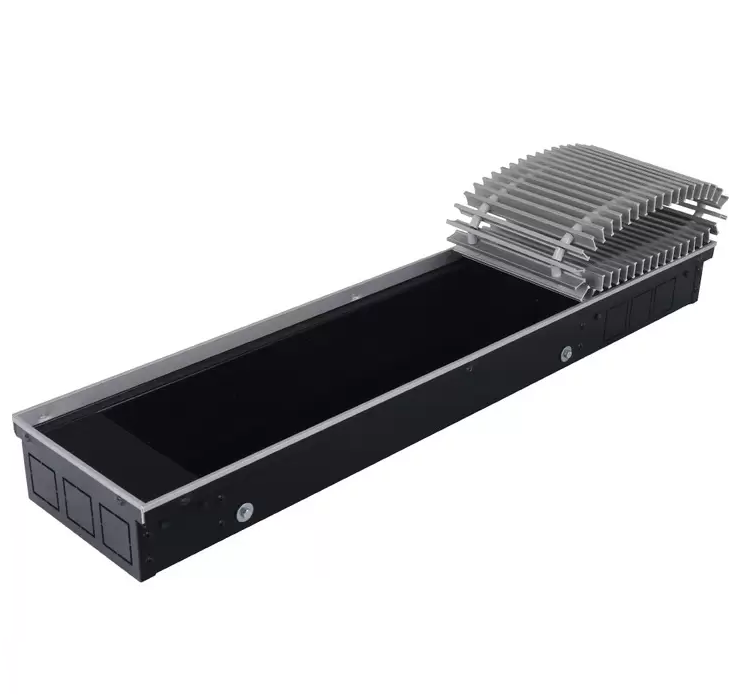 STOUT Конвектор внутрипольный SCN 110.240.1400 (Решётка ролик, анод алюм)  SCN-1100-1124140