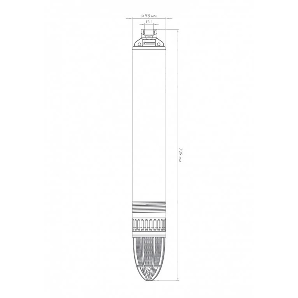 Насос погр. ДЖИЛЕКС ВОДОМЁТ ПРОФ 40/50 г. 4050/1040