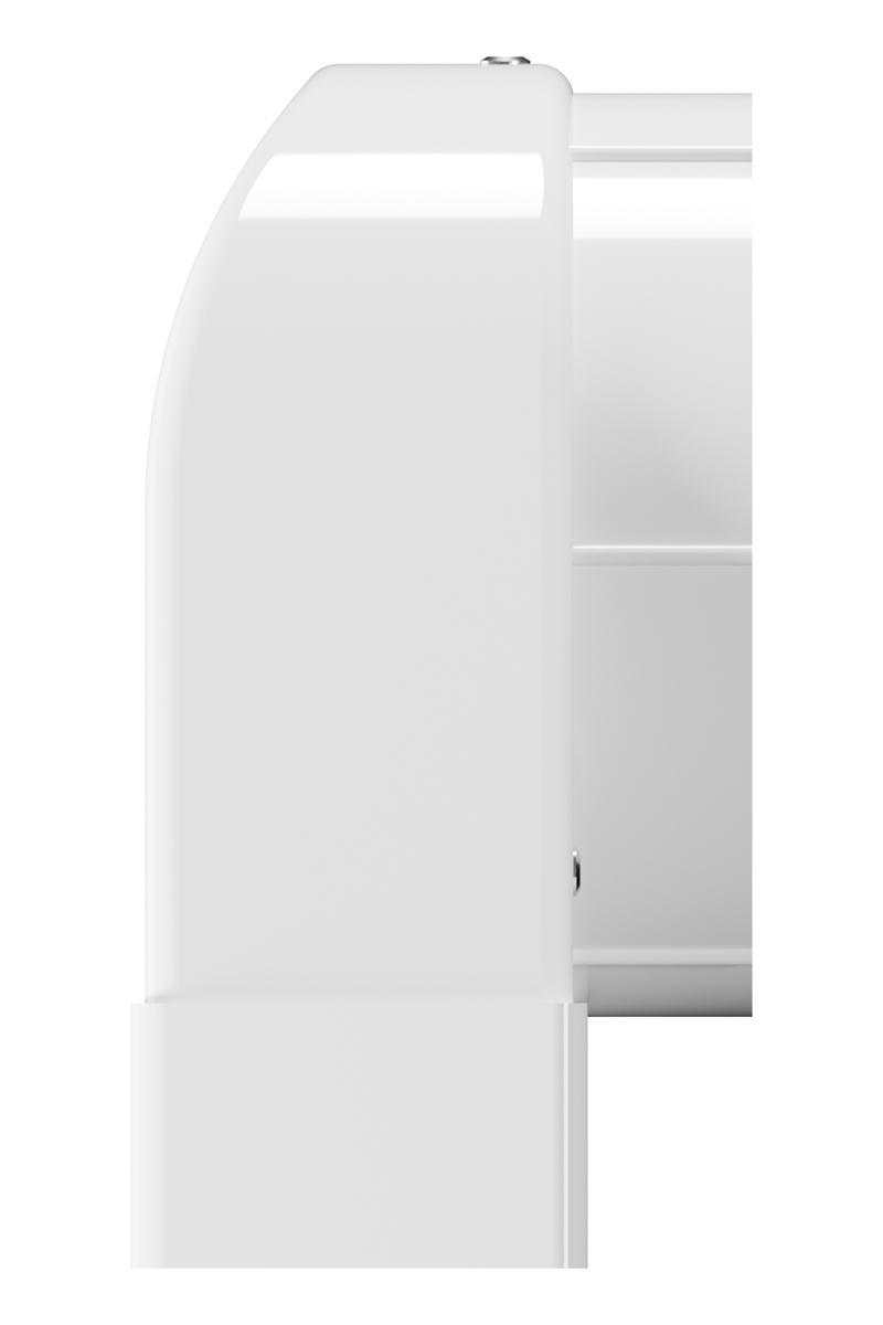 Решетка вентиляционная теневая SH 60х204 сетка разъемная на магнитах D125 ERA