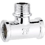 Тройник ХРОМ 1/2