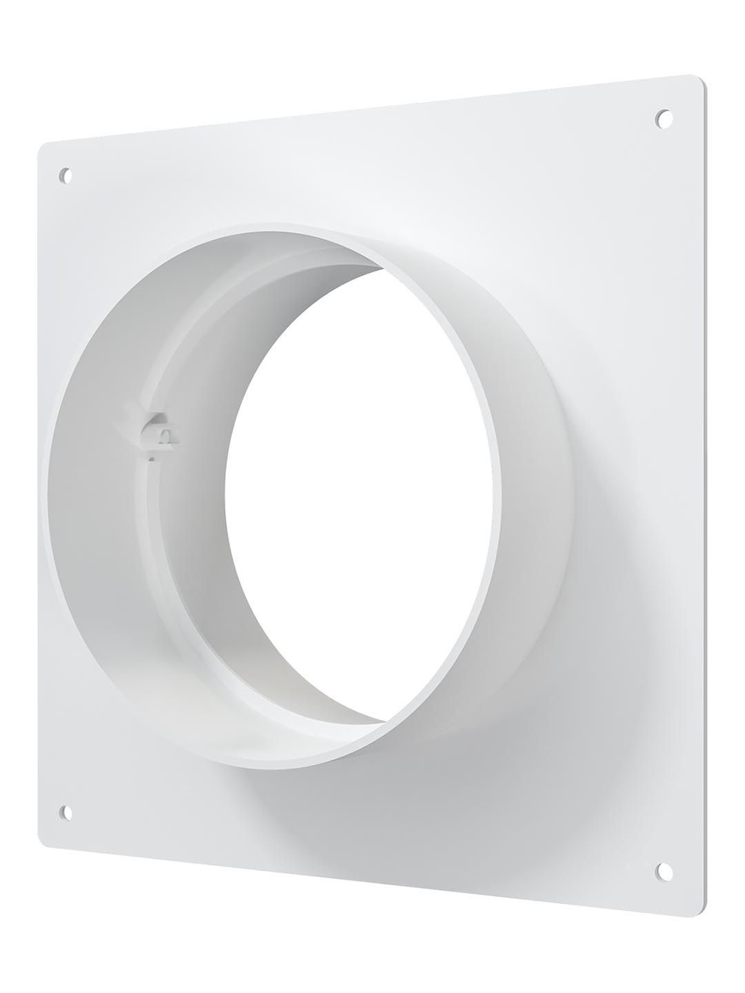 Соединитель круглых каналов с накладной пластиной D100 ERA 10SKNP