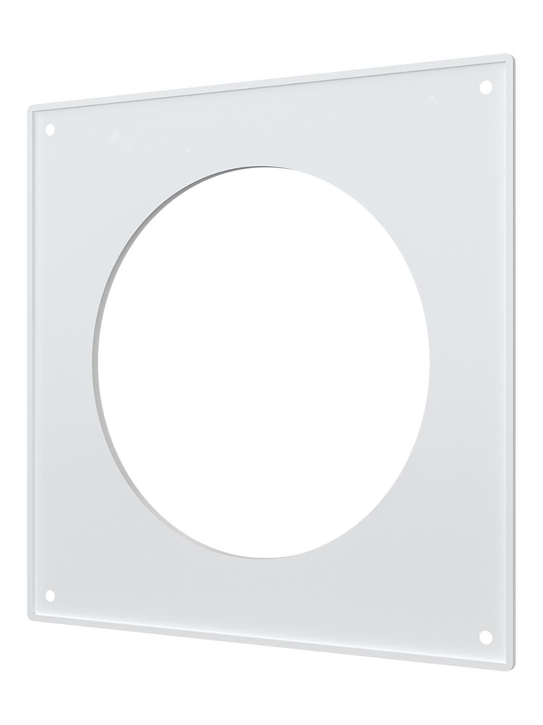 Накладка торцевая пластик 150х150 для воздуховода D100 ERA 10НКП