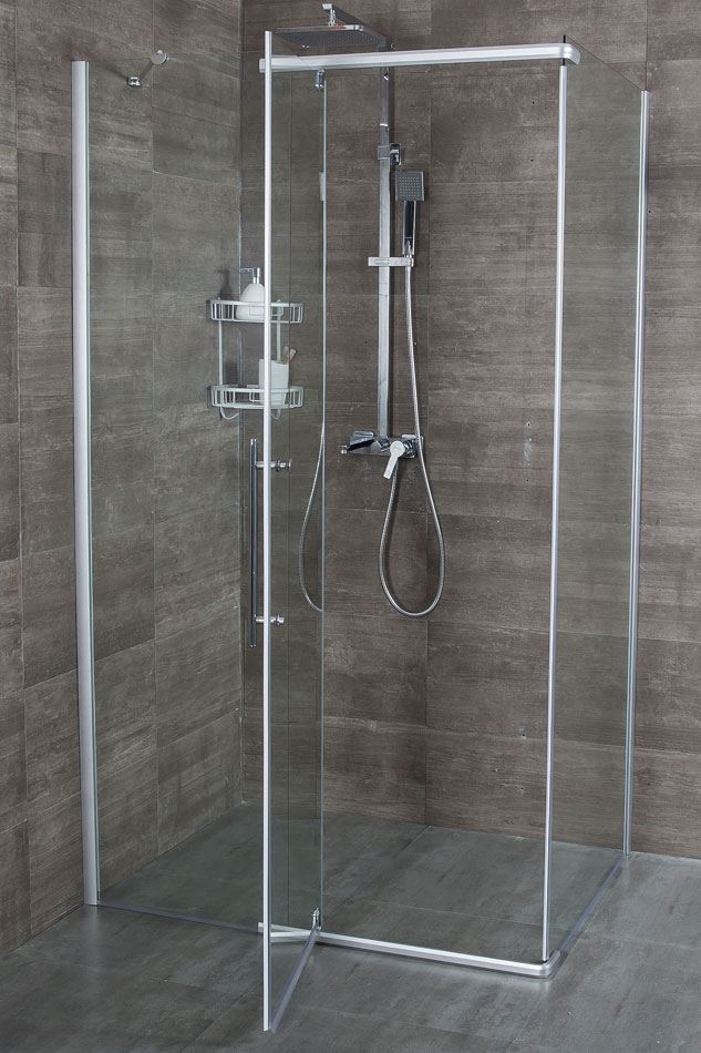 ERLIT Душевое ограждение без поддона ER10112H-C1(1200*900*2000) прямоуг, прозр. стекло