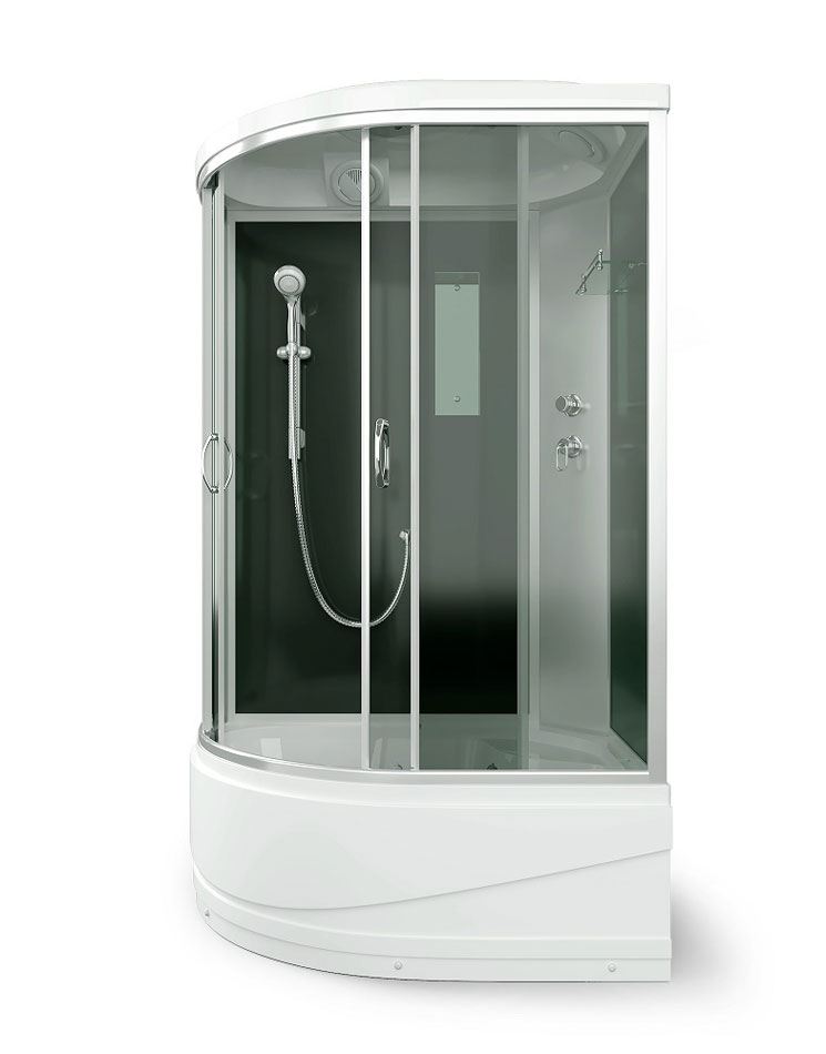 ERLIT Душ. кабина ER3512TPR-C4-RUS 120*80*215 ( высокий поддон, тонированное стекло)