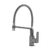 A44124AT Смеситель для кухни ACCOONA с гайкой Цвет: графит (10)