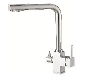 Смеситель для кухни (мойки) G.LAUF GEP18-A076  с биканальным изливом на гайка-втулка (10)