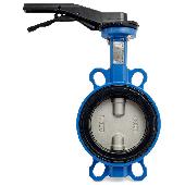 Затвор Ду 50 пов. диск. ручн НЕРЖ.