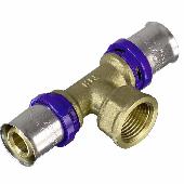 Тройник ПРЕСС  16*1/2*16 ВР TIM (120/15) F-T1602F * снят с производства