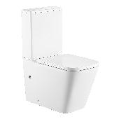 Унитаз напольный TOLEDO MAXI белый, безоб. TORNADO,сиденье slim дюро,soft close IBERICA BLANCA