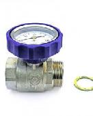 Шаровой кран со встроенным термометром (синий) Арт. H106008