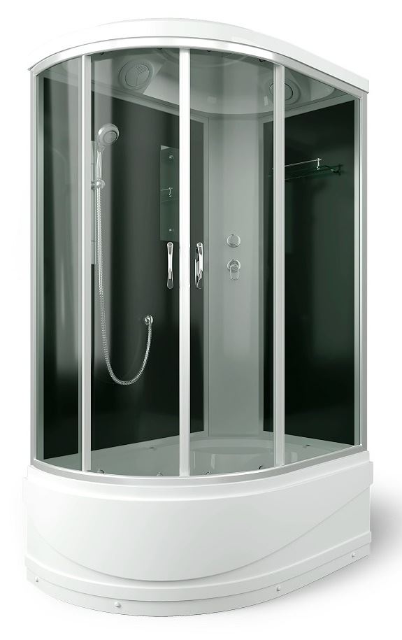 ERLIT Душ. кабина ER3512TPR-C4-RUS 120*80*215 ( высокий поддон, тонированное стекло)